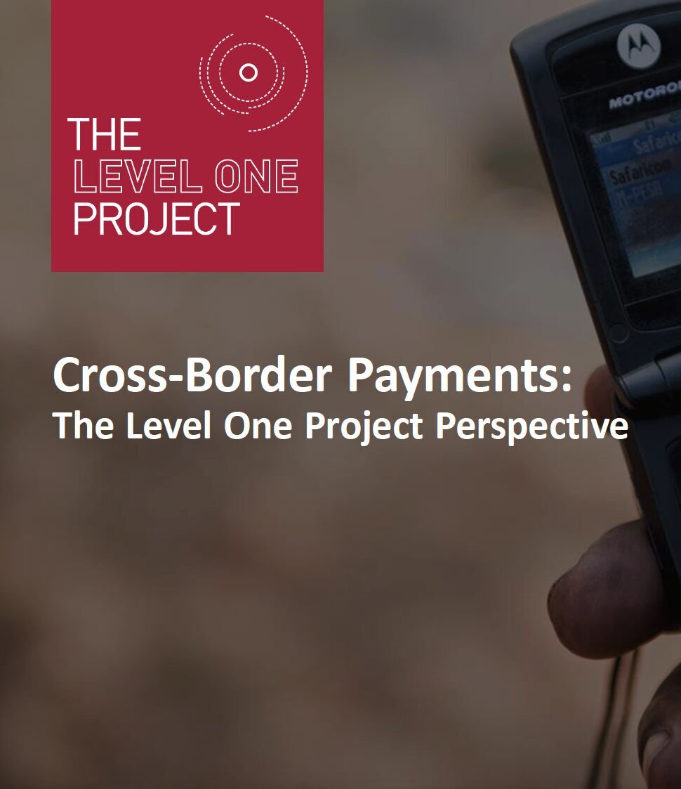 Cross-Border Payments: The Level One Project Perspective
